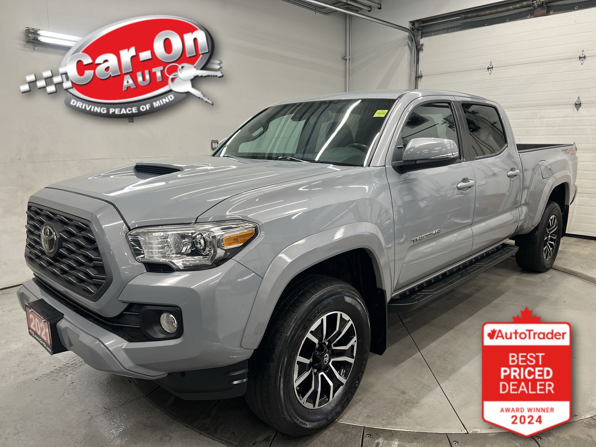 Gray 2021 Toyota Tacoma Pickup Truck Four-Wheel Drive Automatic