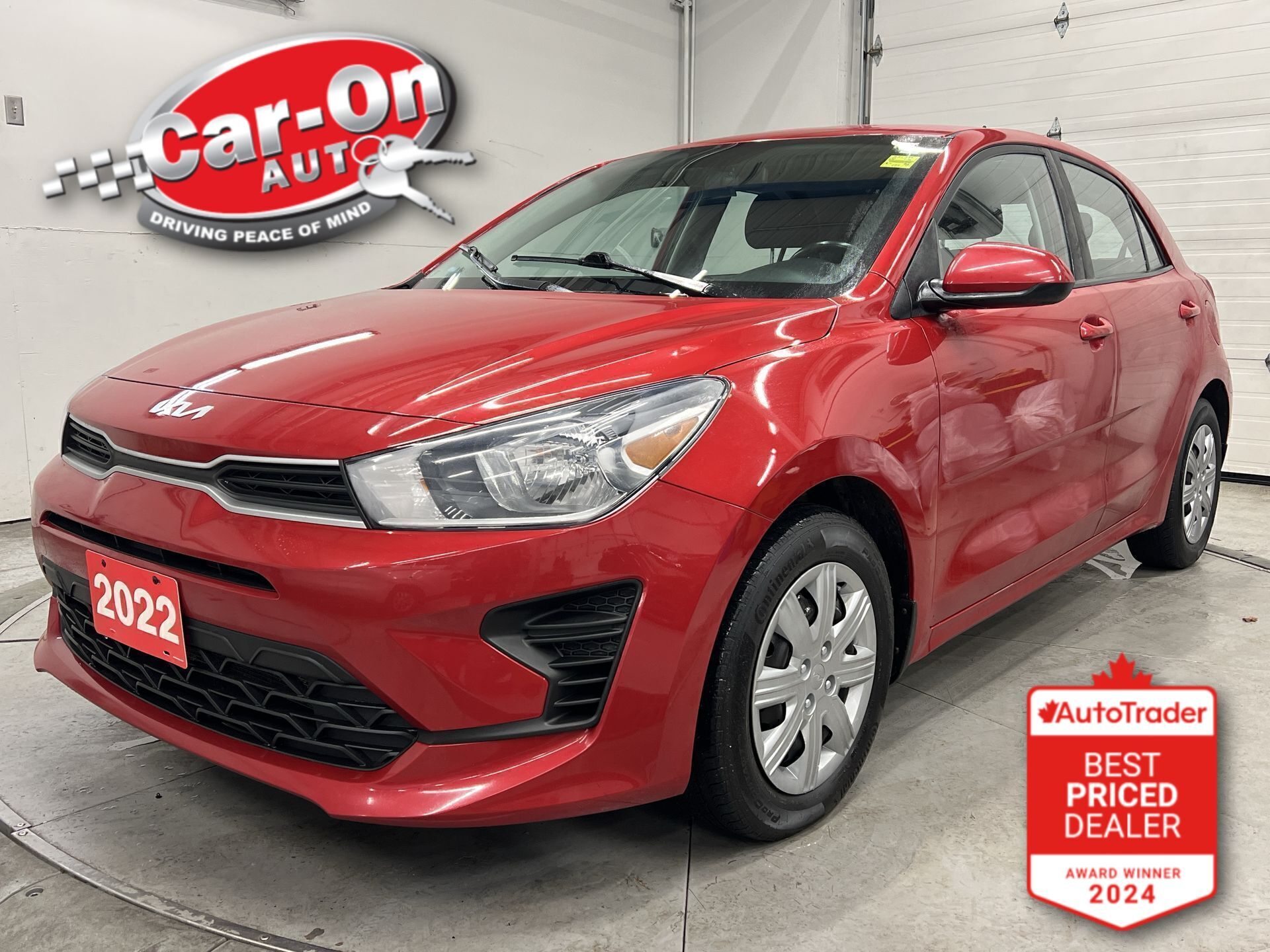 Red 2022 Kia Rio5 S Wagon FWD Wagon Front-Wheel Drive Automatic