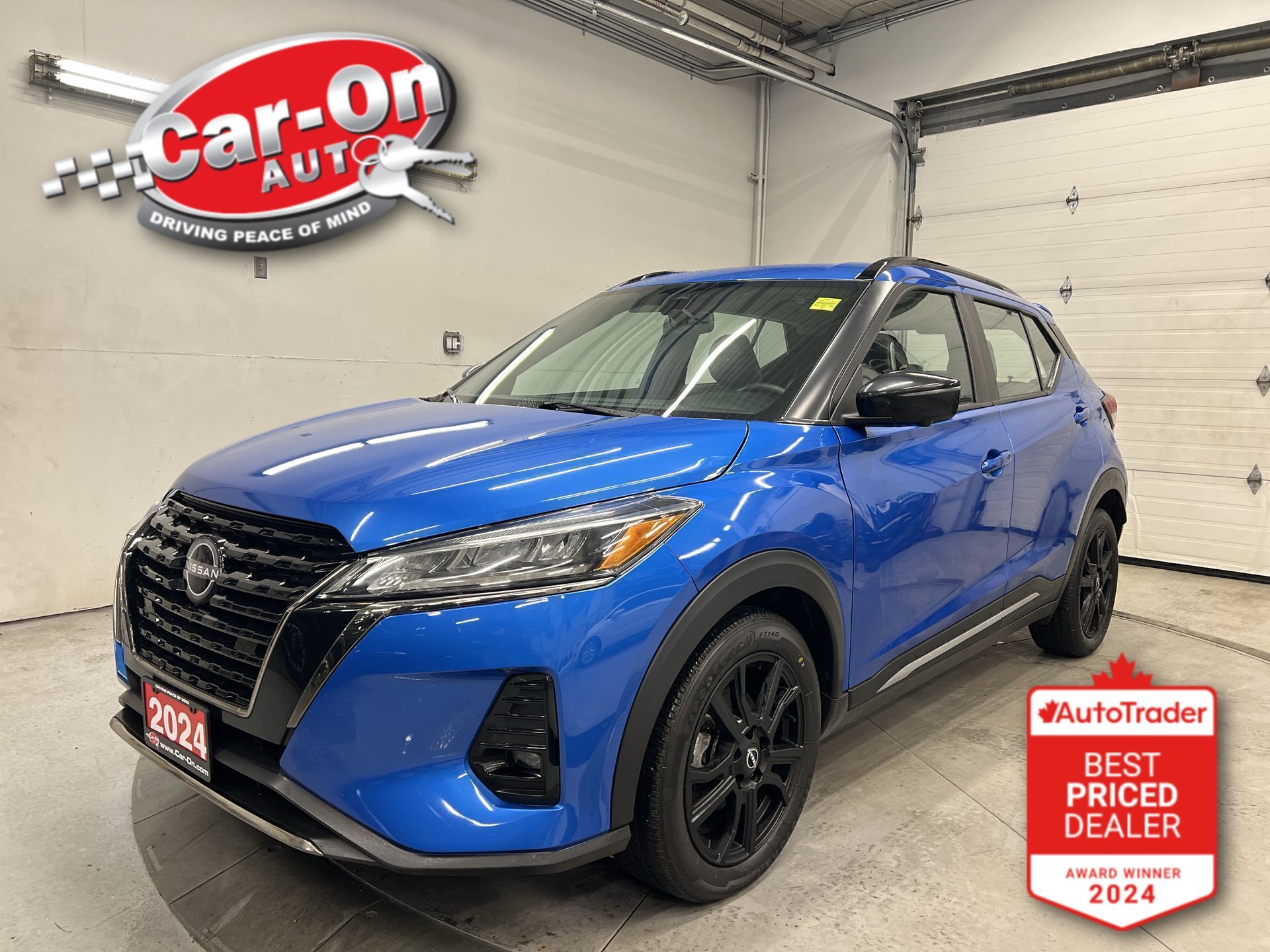 Blue 2024 Nissan Kicks SR FWD SUV / Crossover Front-Wheel Drive Automatic
