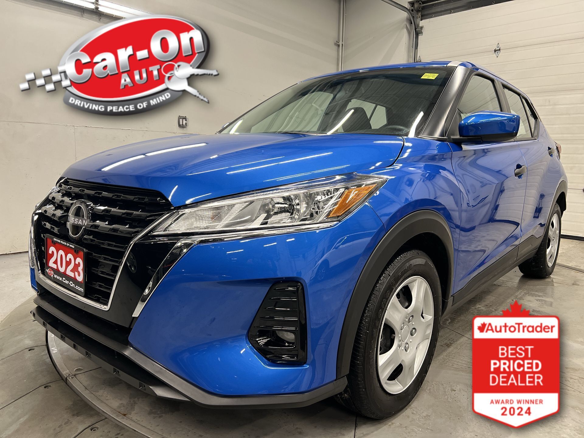 Blue 2023 Nissan Kicks SUV / Crossover Front-Wheel Drive Automatic