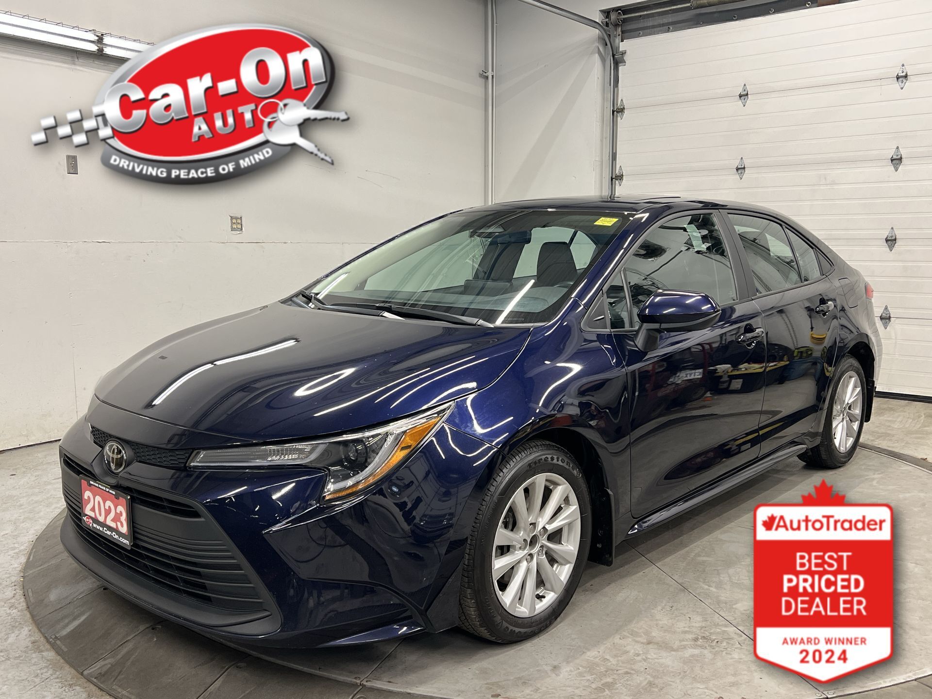 Blue 2023 Toyota Corolla LE FWD Sedan Front-Wheel Drive Automatic