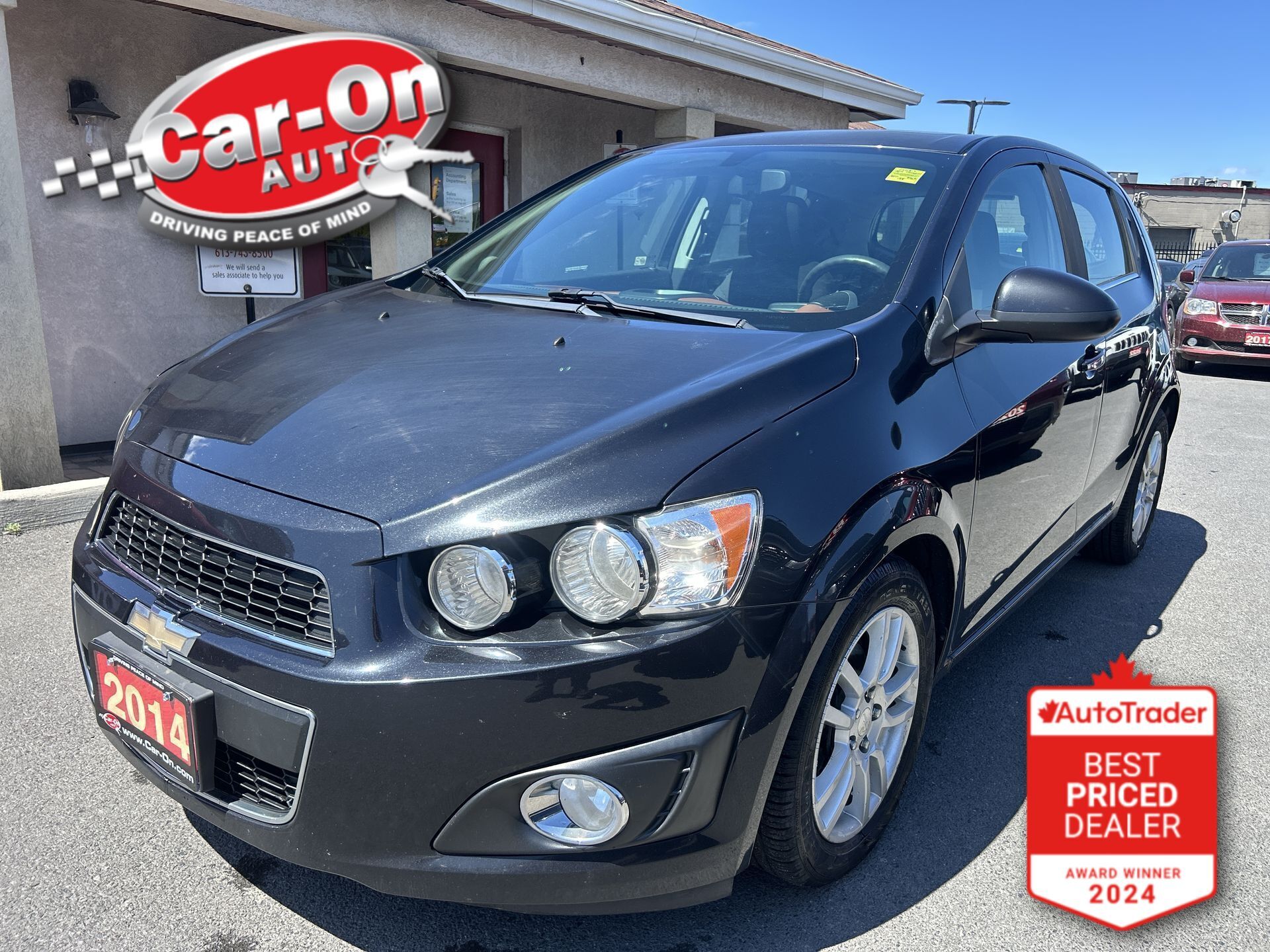 Black 2014 Chevrolet Sonic LT Hatchback FWD Hatchback Front-Wheel Drive Automatic