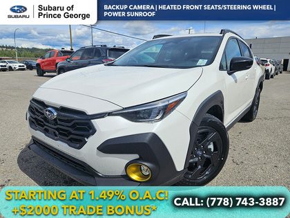 White 2026 Subaru Crosstrek Onyx AWD SUV / Crossover Continuously Variable Transmission