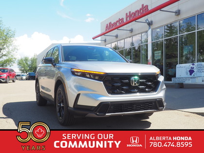Silver 2026 Honda CR-V Hybrid EX-L AWD SUV / Crossover Continuously Variable Transmission