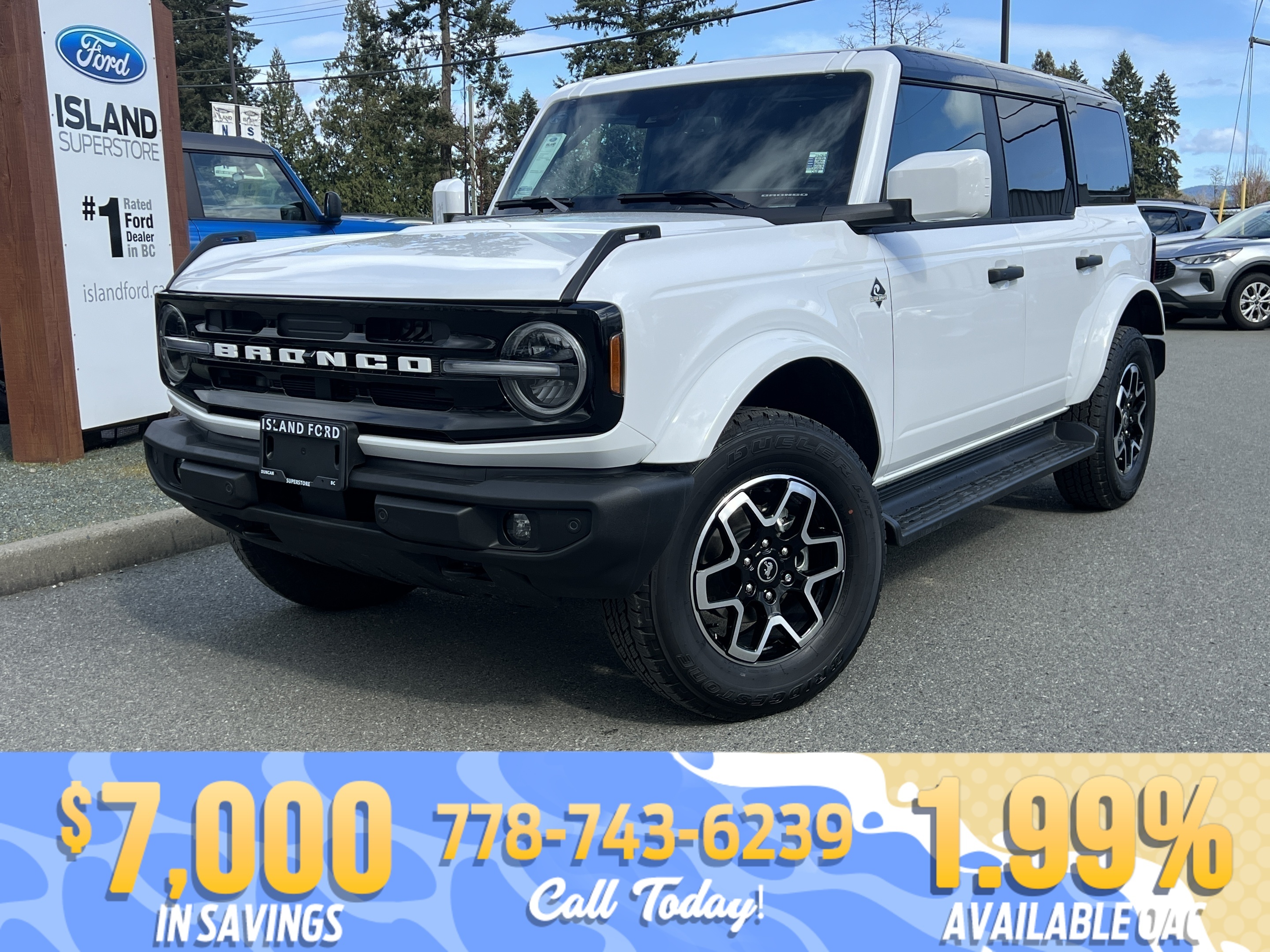White 2026 Ford Bronco Outer Banks 4-Door 4WD SUV / Crossover Four-Wheel Drive Automatic