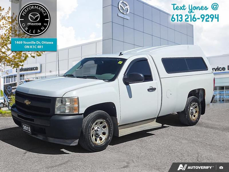 White 2012 Chevrolet Silverado 1500 Work Truck RWD Pickup Truck 4X2 Automatic