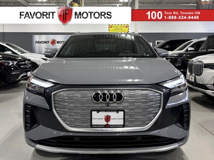 Gray 2024 Audi Q4 e-tron quattro 50 SUV / Crossover 1-Speed Automatic