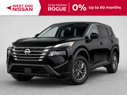 Black 2026 Nissan Rogue S AWD SUV / Crossover All-Wheel Drive Automatic