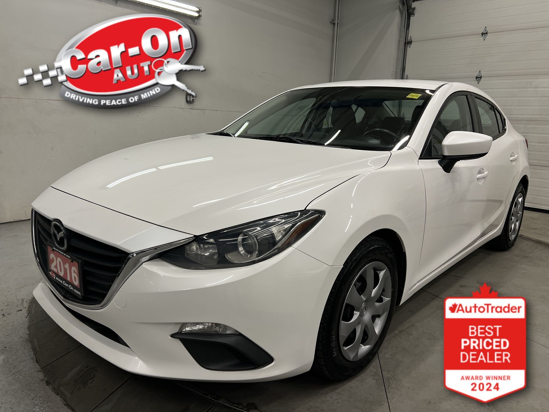White 2016 Mazda MAZDA3 GX Sedan Automatic