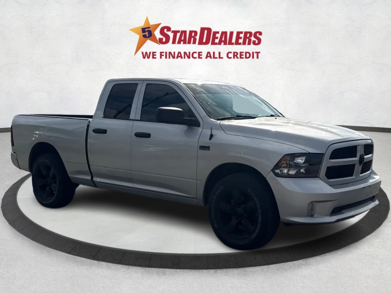 Gray 2019 RAM 1500 Classic Express Quad Cab 4WD Pickup Truck Four-Wheel Drive 8-Speed Automatic