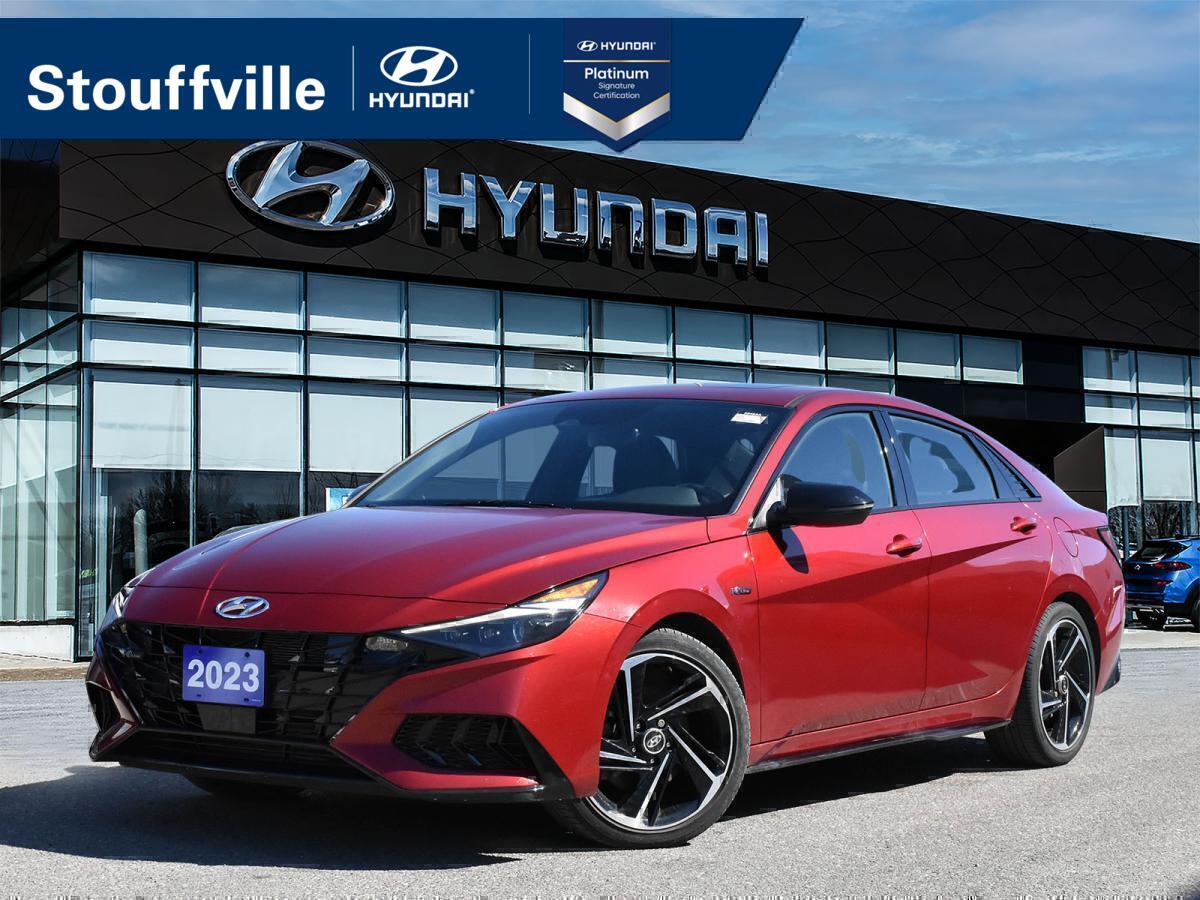 Red 2023 Hyundai Elantra N Line Ultimate FWD Sedan Automatic