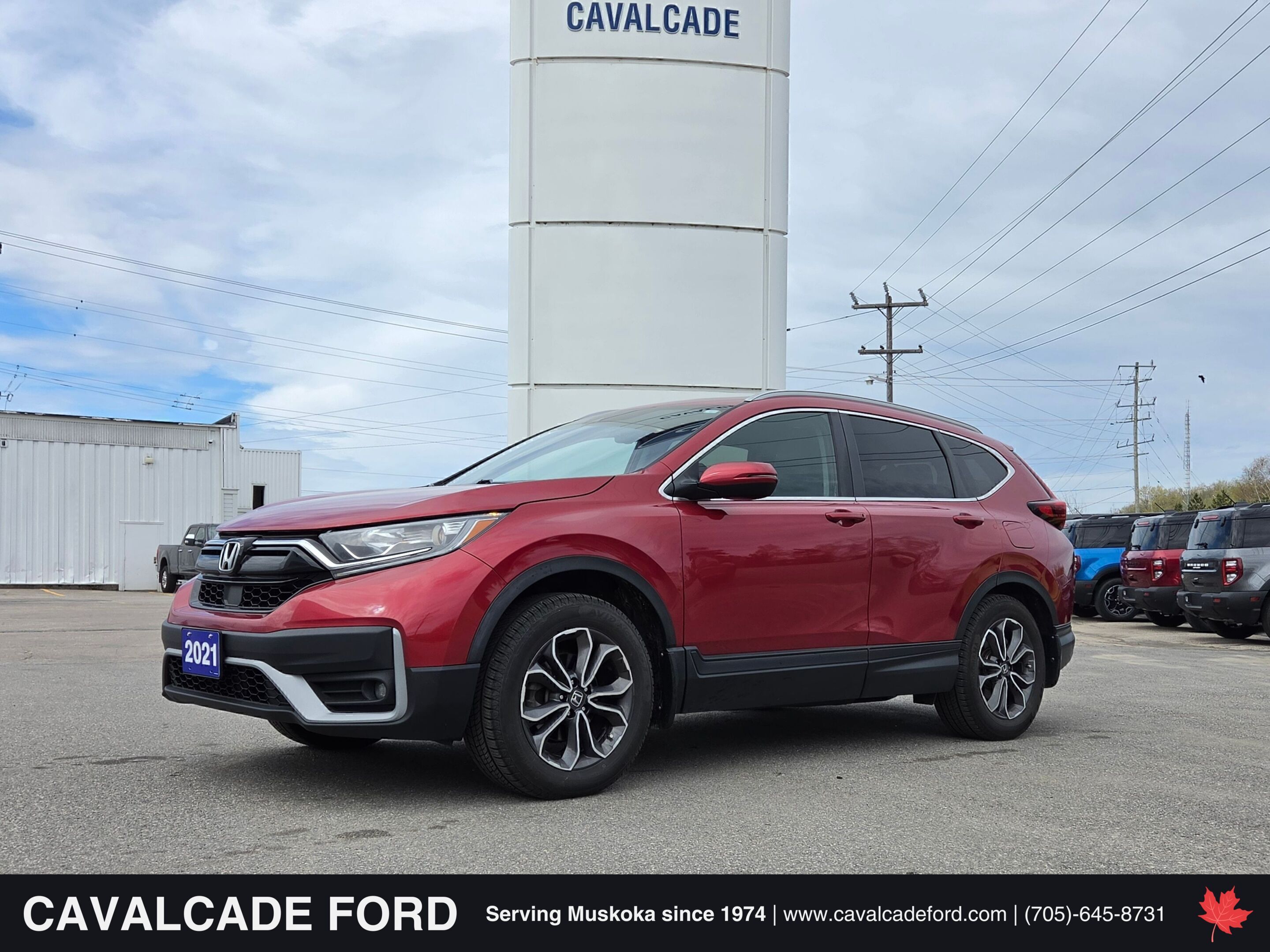 Red 2021 Honda CR-V EX-L AWD SUV / Crossover All-Wheel Drive Automatic
