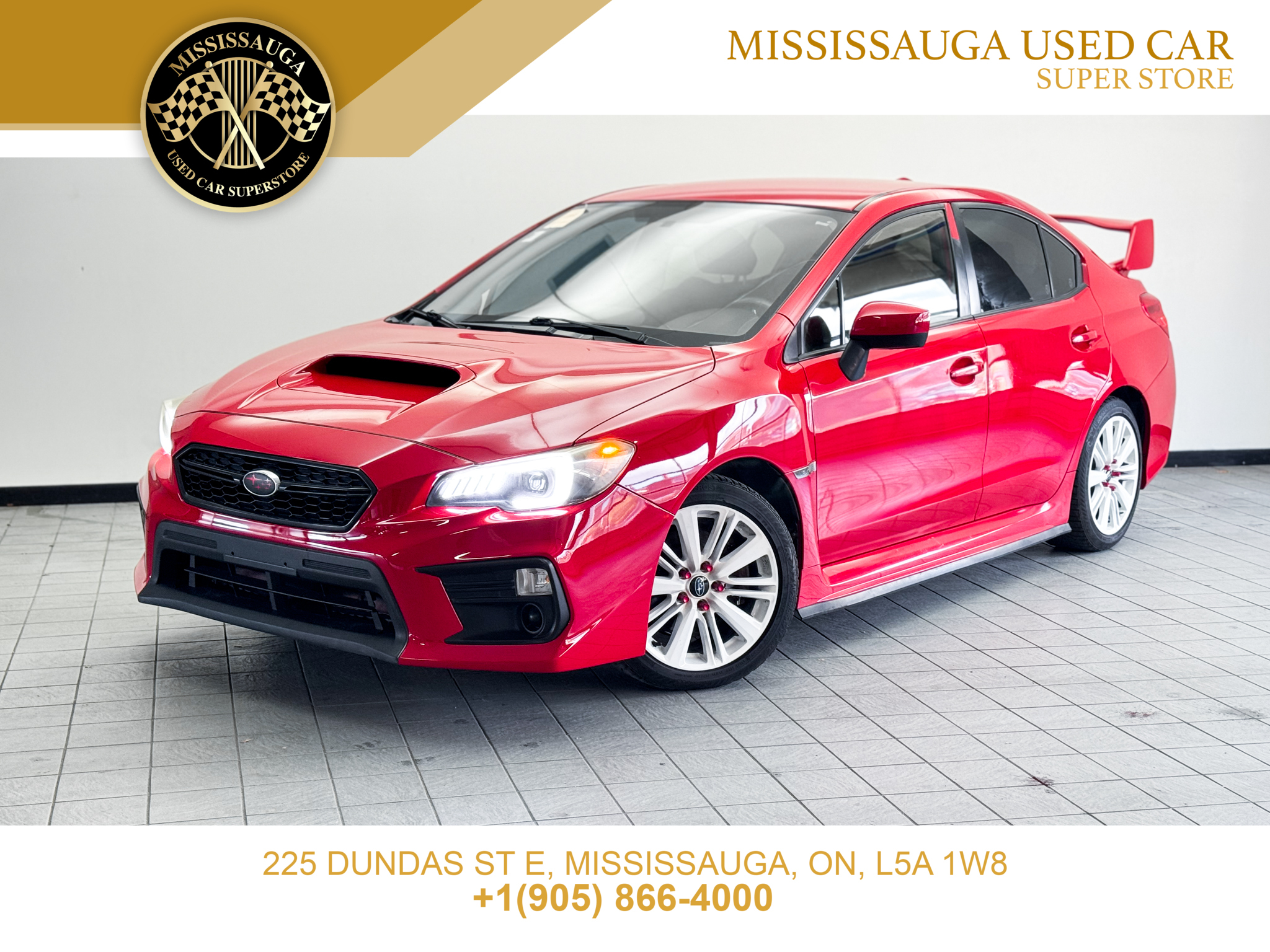 Red 2021 Subaru WRX AWD Sedan All-Wheel Drive Manual
