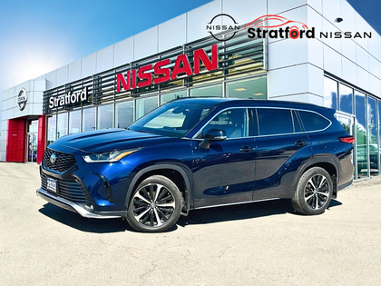 Blue 2022 Toyota Highlander XSE AWD SUV / Crossover All-Wheel Drive Automatic