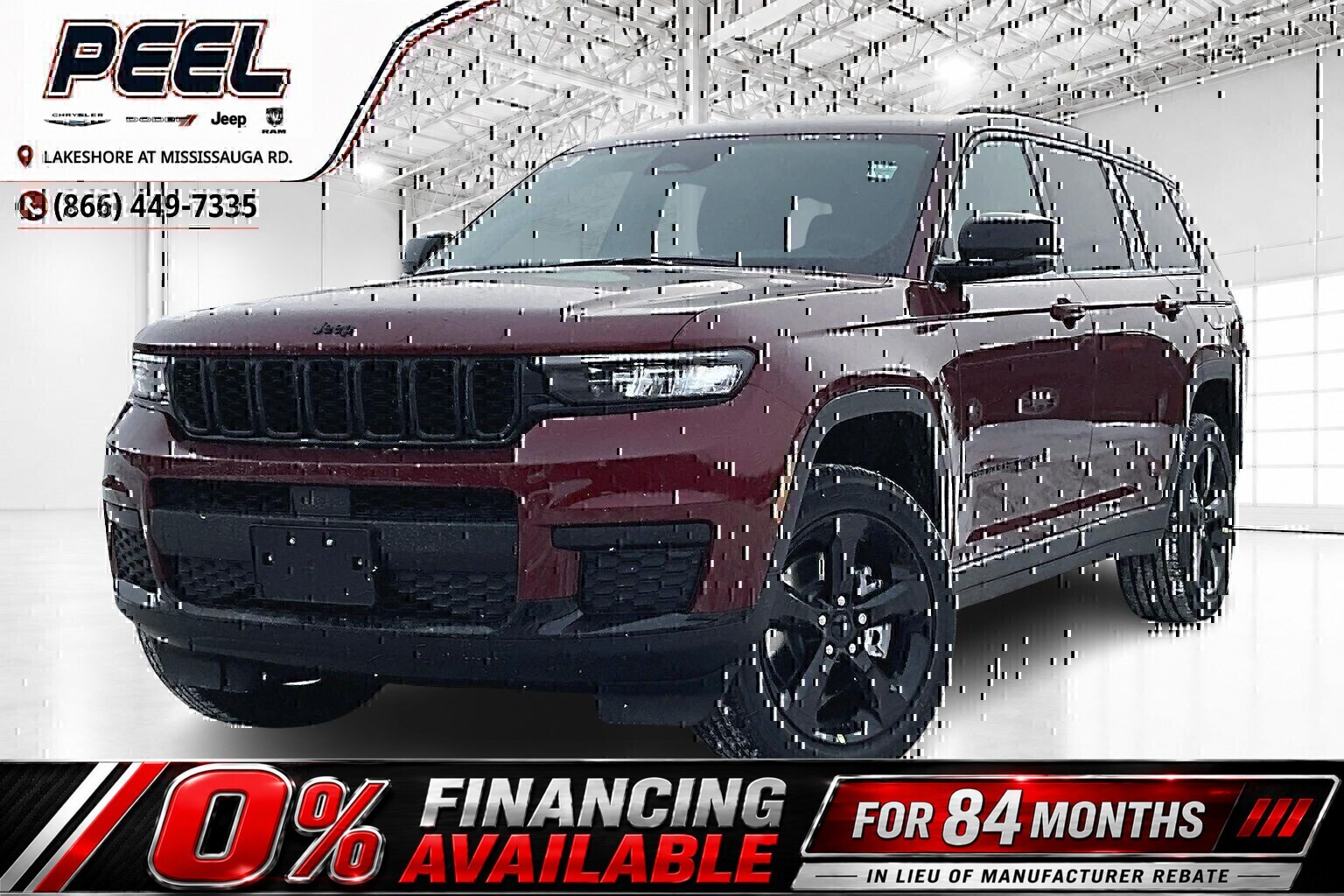 Red 2025 Jeep Grand Cherokee L Altitude 4WD SUV / Crossover Four-Wheel Drive 8-Speed Automatic