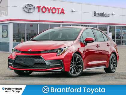 Red 2020 Toyota Corolla SE FWD Sedan Front-Wheel Drive Automatic