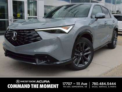Gray (Light Grey) 2025 Acura ADX SH-AWD with A-SPEC Package SUV / Crossover All-Wheel Drive Continuously Variable Transmission