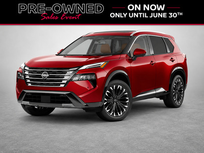 Red 2024 Nissan Rogue Platinum AWD SUV / Crossover All-Wheel Drive Continuously Variable Transmission