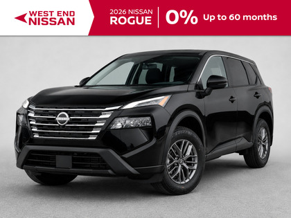 Black 2026 Nissan Rogue S AWD SUV / Crossover All-Wheel Drive Automatic