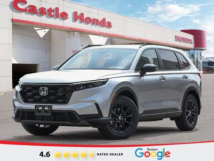 Silver 2026 Honda CR-V Hybrid Sport AWD SUV / Crossover All-Wheel Drive Continuously Variable Transmission
