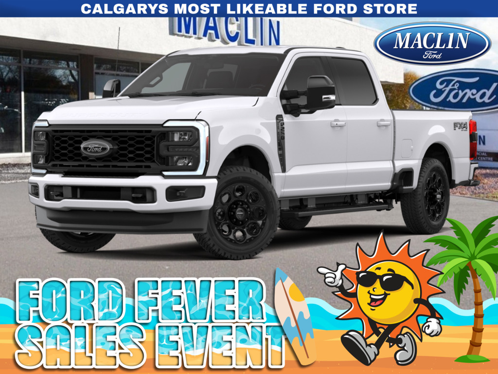 White 2026 Ford F-250 Super Duty XLT Crew Cab 4WD Pickup Truck Four-Wheel Drive Automatic