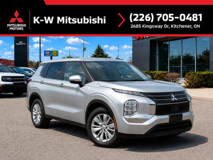 Silver 2026 Mitsubishi Outlander ES FWD SUV / Crossover Front-Wheel Drive Continuously Variable Transmission