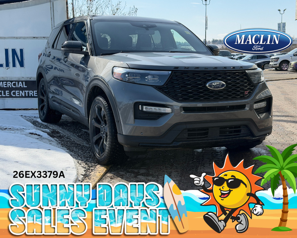 Gray 2021 Ford Explorer ST AWD SUV / Crossover All-Wheel Drive Automatic