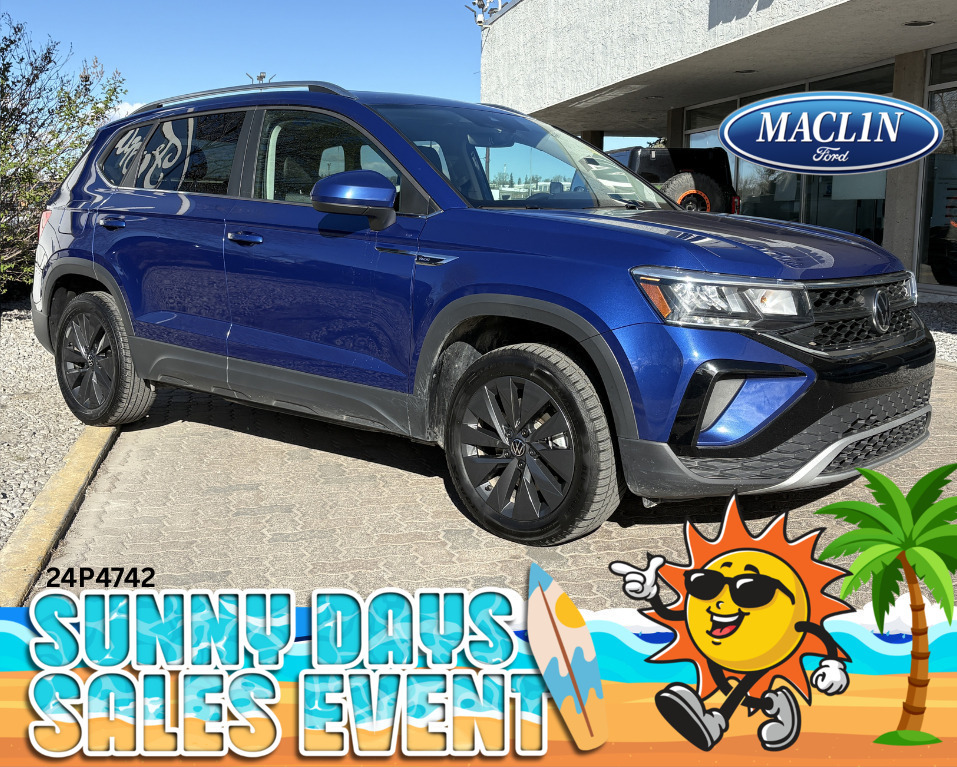 Blue 2024 Volkswagen Taos Comfortline 4Motion SUV / Crossover 8-Speed Automatic