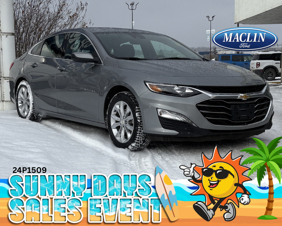 Gray 2024 Chevrolet Malibu LT with 1LT FWD Sedan Front-Wheel Drive Continuously Variable Transmission