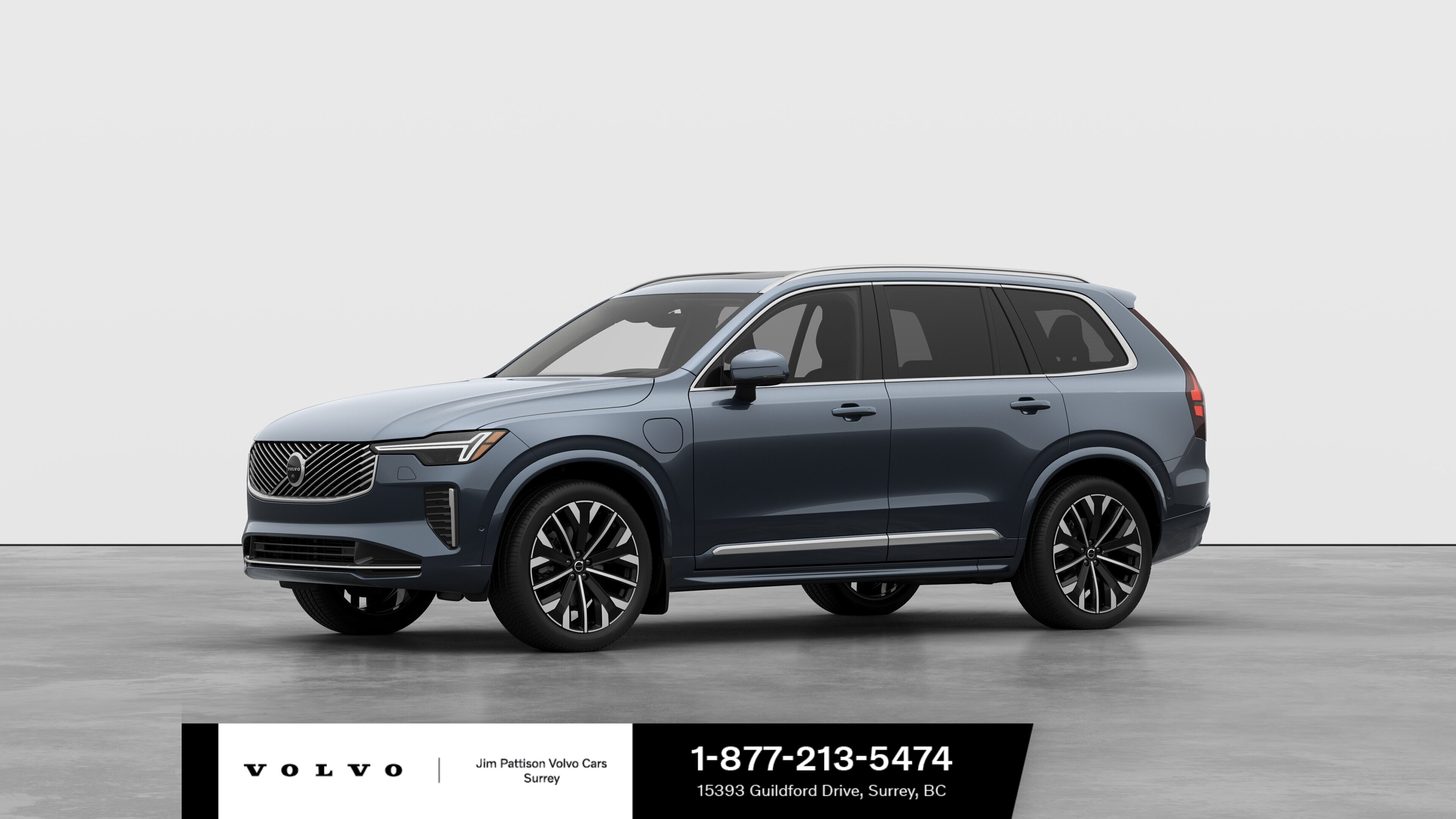 Blue 2025 Volvo XC90 Recharge T8 Ultra Bright Theme 7-Passenger eAWD SUV / Crossover All-Wheel Drive Automatic