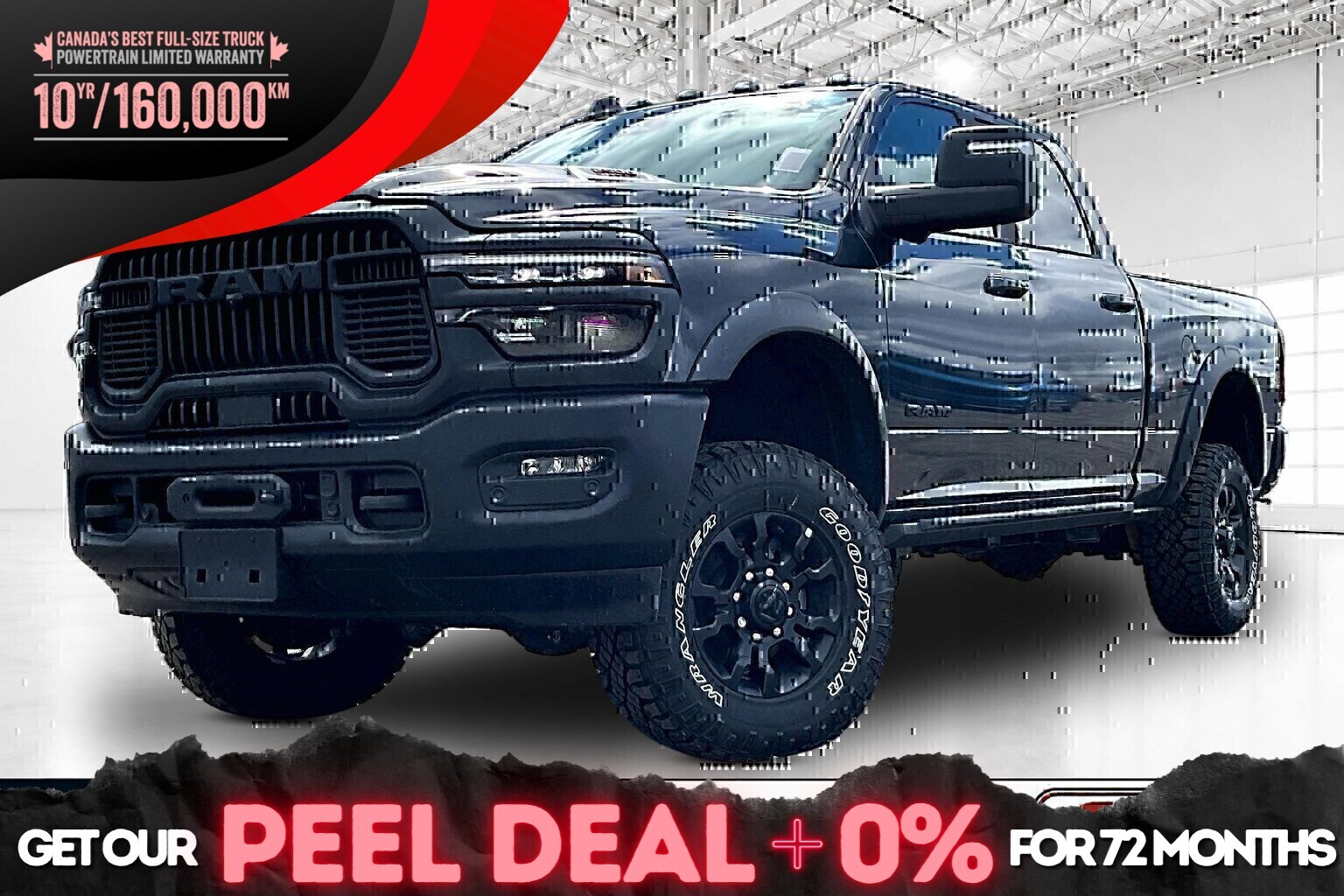 Blue 2026 RAM 2500 Power Wagon Crew Cab 4WD Pickup Truck Four-Wheel Drive 8-Speed Automatic
