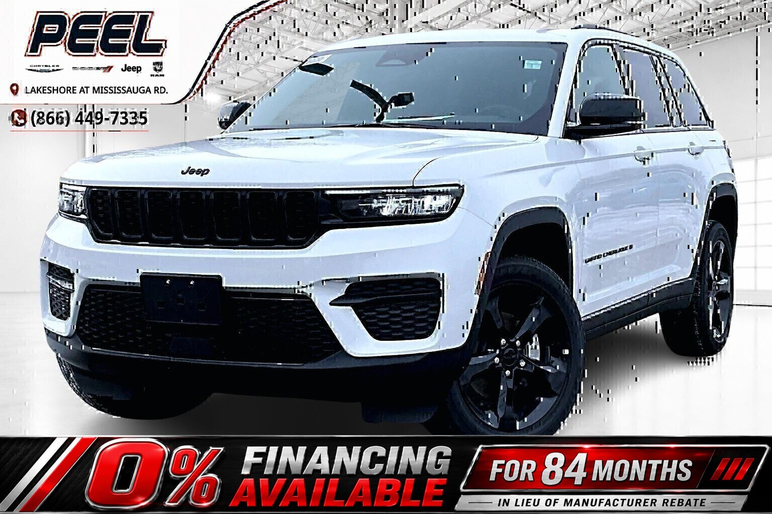White 2025 Jeep Grand Cherokee Altitude 4WD SUV / Crossover Four-Wheel Drive 8-Speed Automatic