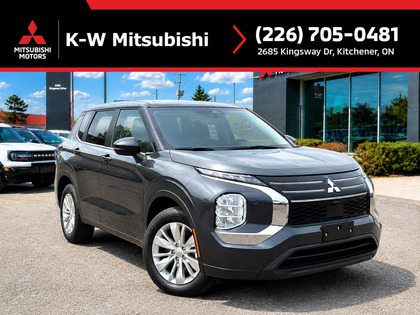 Gray 2026 Mitsubishi Outlander ES FWD SUV / Crossover Front-Wheel Drive Continuously Variable Transmission