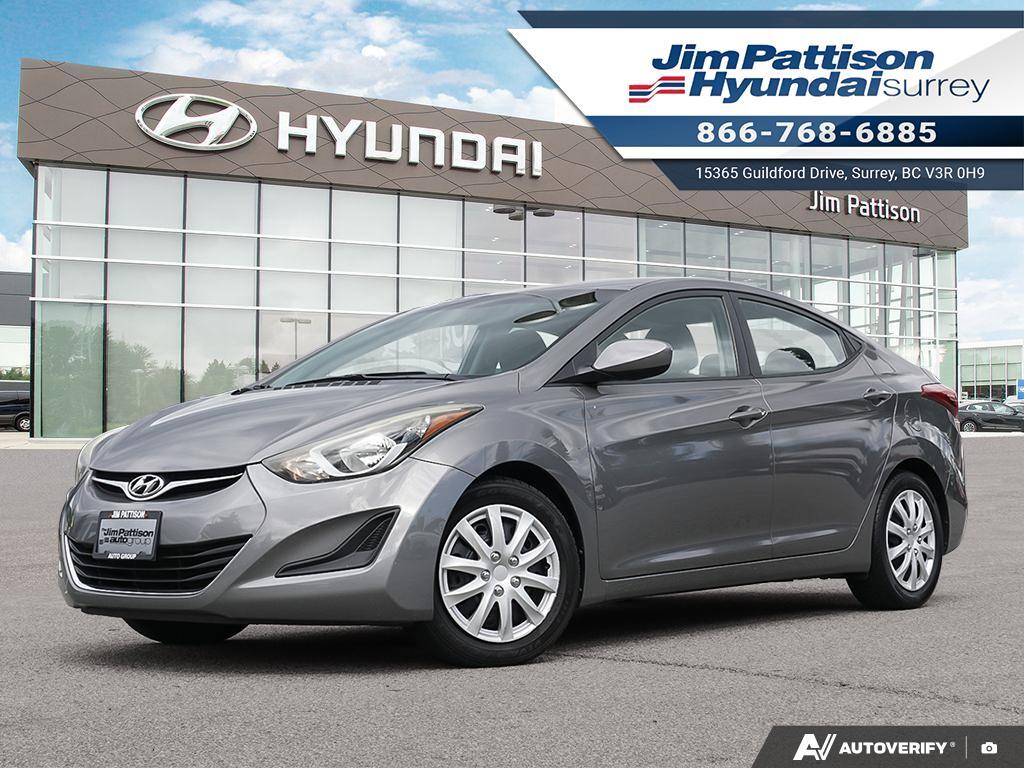 Gray 2014 Hyundai Elantra GL FWD Sedan 6-Speed Automatic