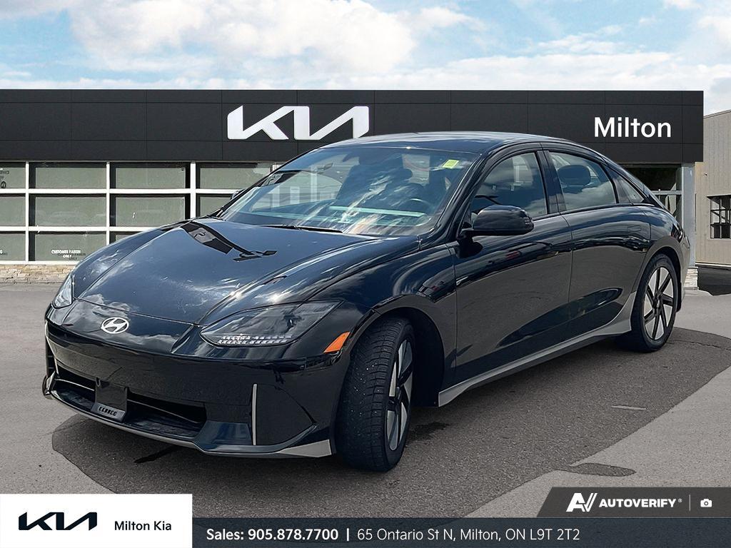 Black 2025 Hyundai Ioniq 6 Sedan 1-Speed Automatic