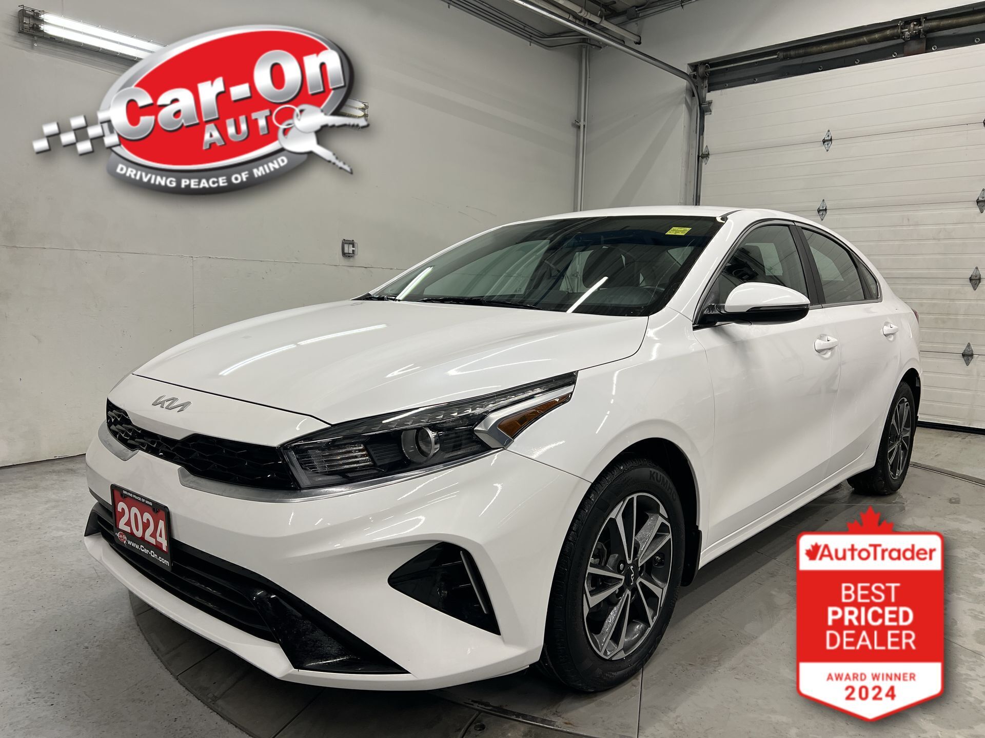 White 2024 Kia Forte EX FWD Sedan Automatic