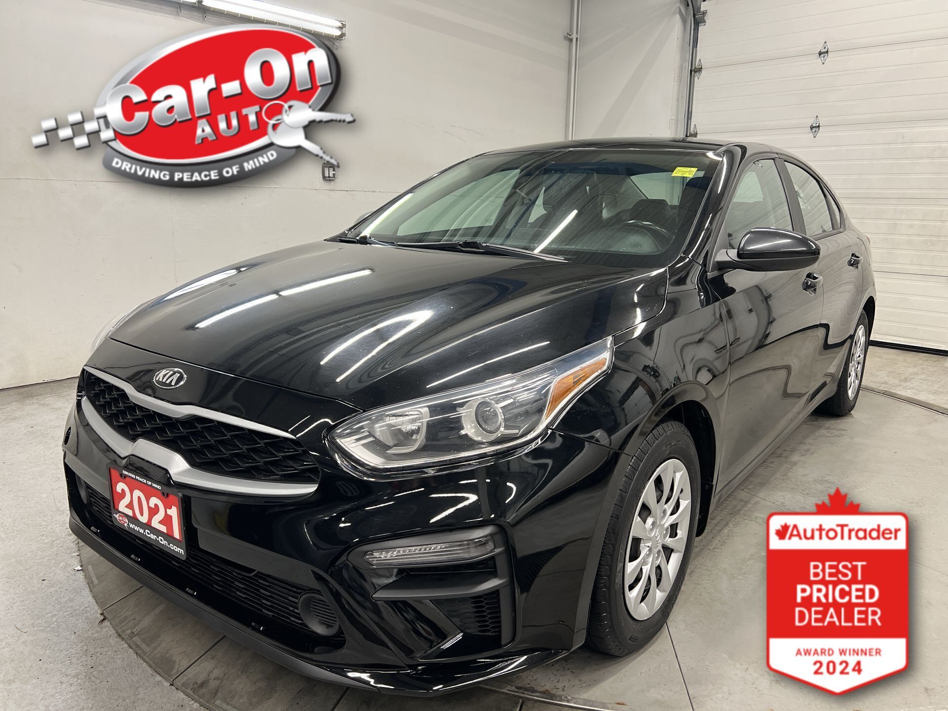 Black 2021 Kia Forte LXS FWD Sedan Front-Wheel Drive Automatic