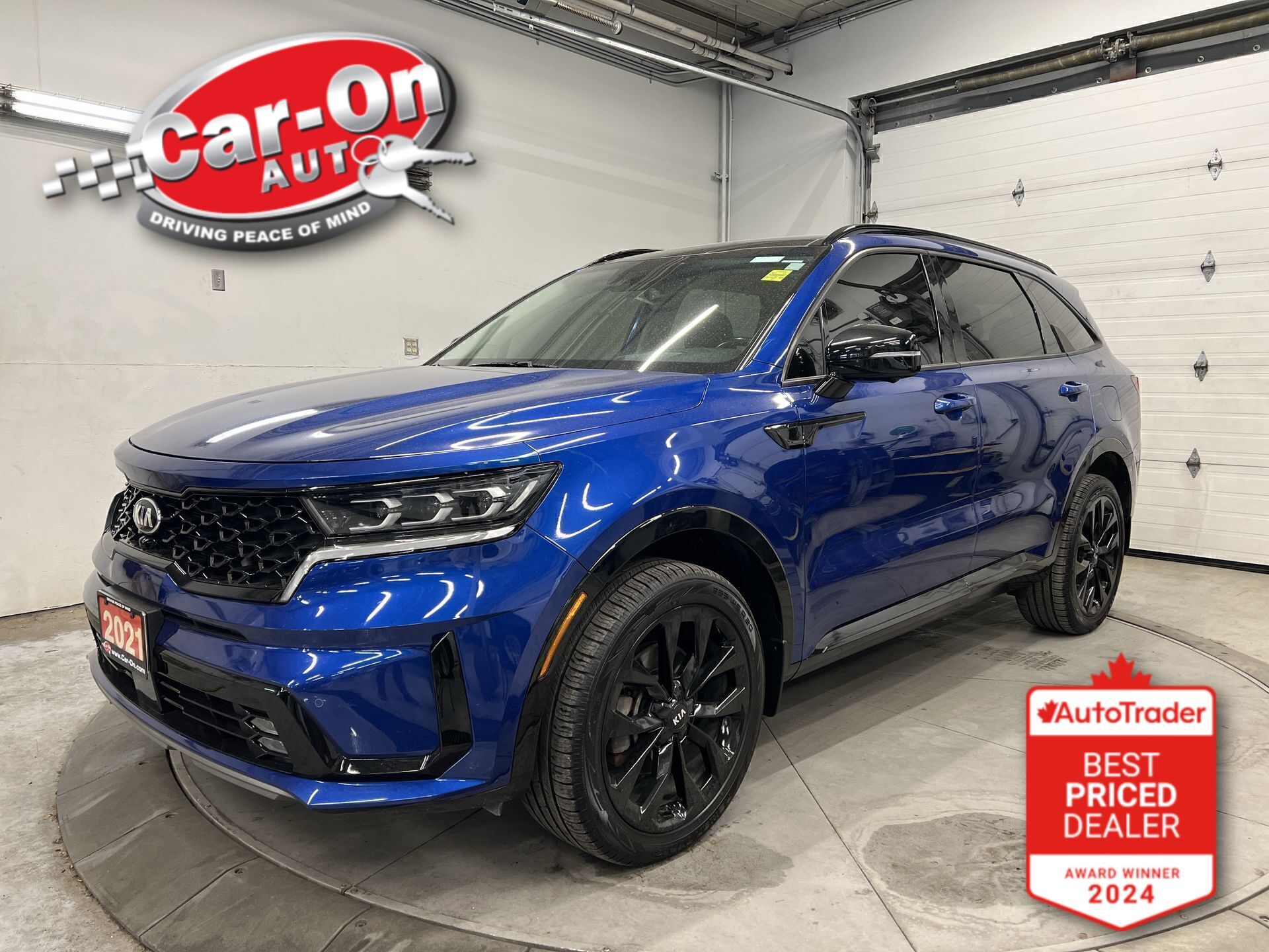 Blue 2021 Kia Sorento SX AWD SUV / Crossover All-Wheel Drive Automatic