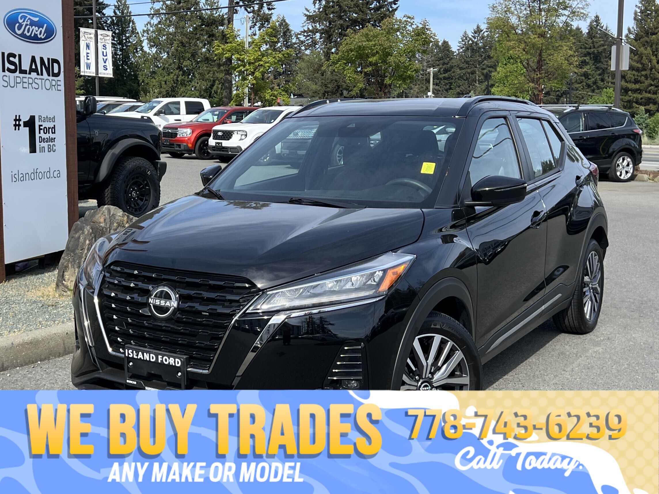 Black 2024 Nissan Kicks SR FWD SUV / Crossover Front-Wheel Drive Automatic