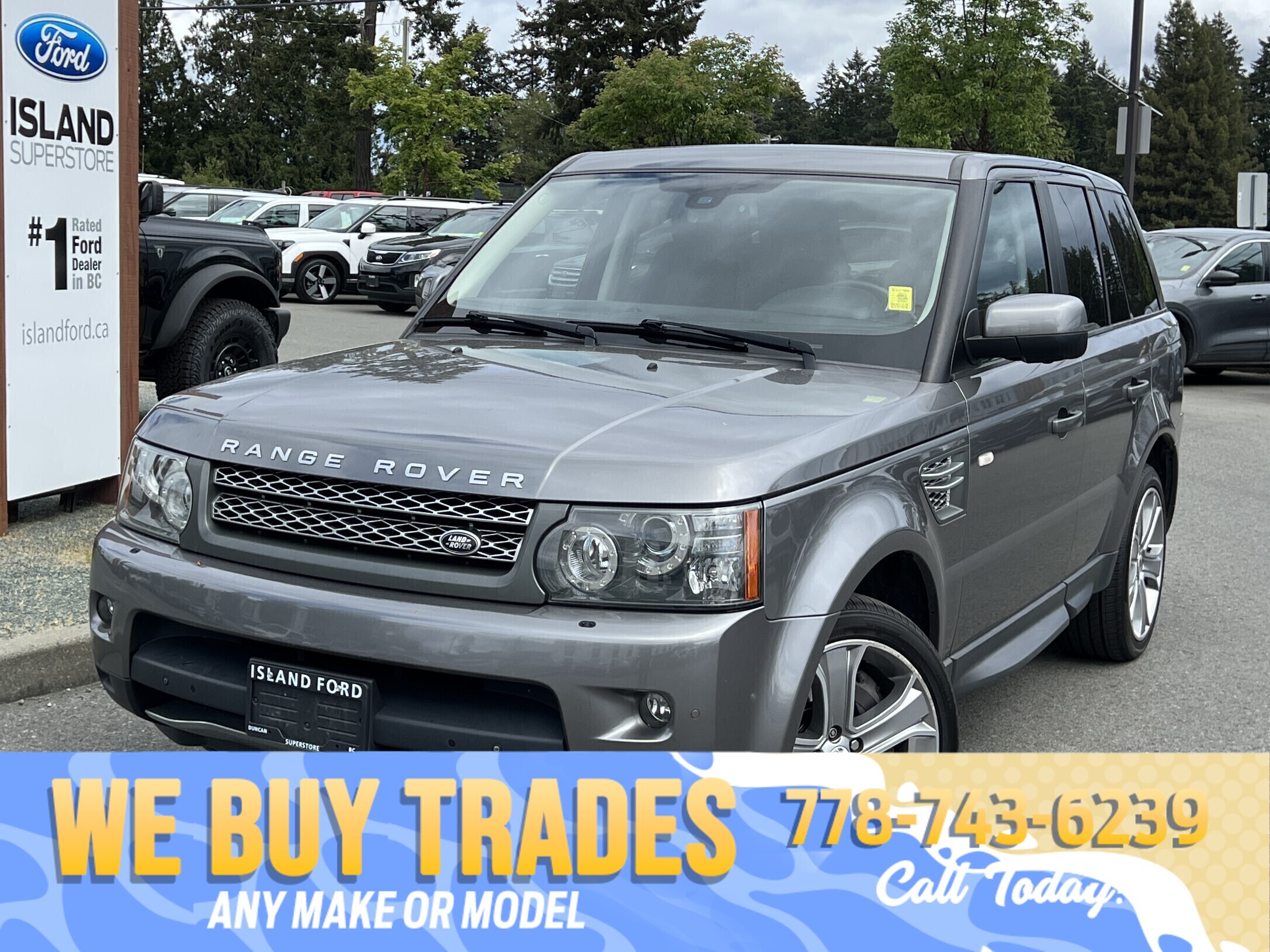 Gray 2011 Land Rover Range Rover Sport Supercharged 4WD SUV / Crossover Four-Wheel Drive Automatic