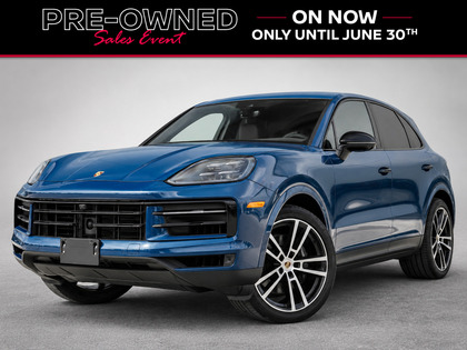 Blue 2024 Porsche Cayenne AWD SUV / Crossover All-Wheel Drive 8-Speed Automatic