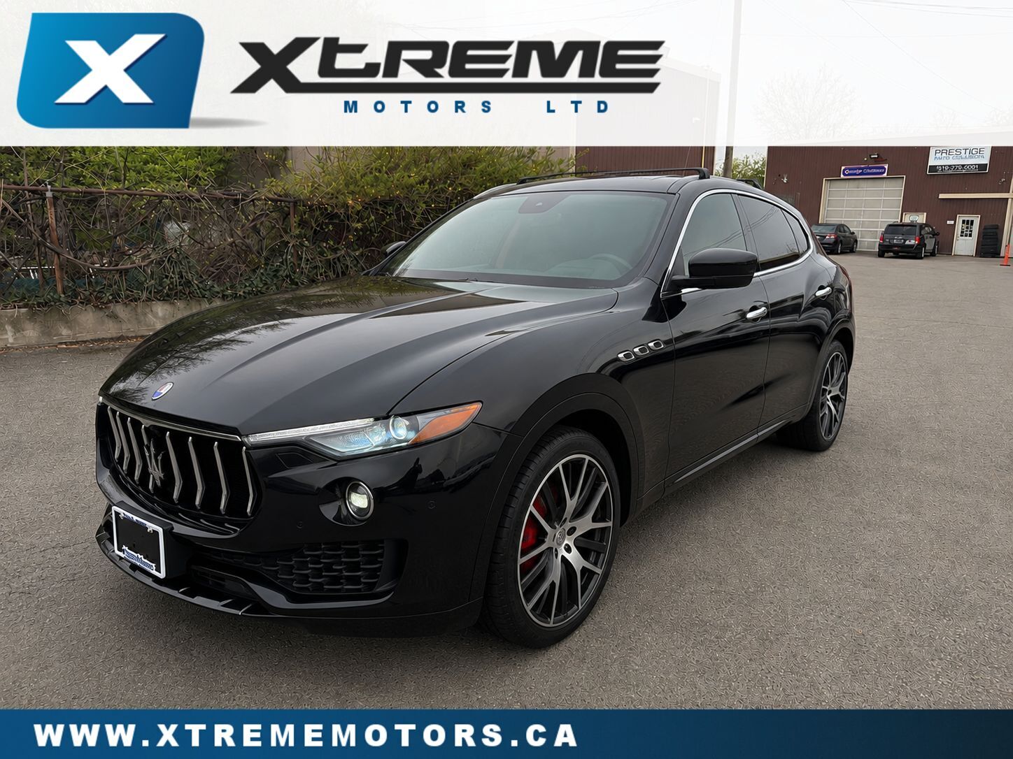 Black 2017 Maserati Levante 3.0L AWD SUV / Crossover All-Wheel Drive Automatic