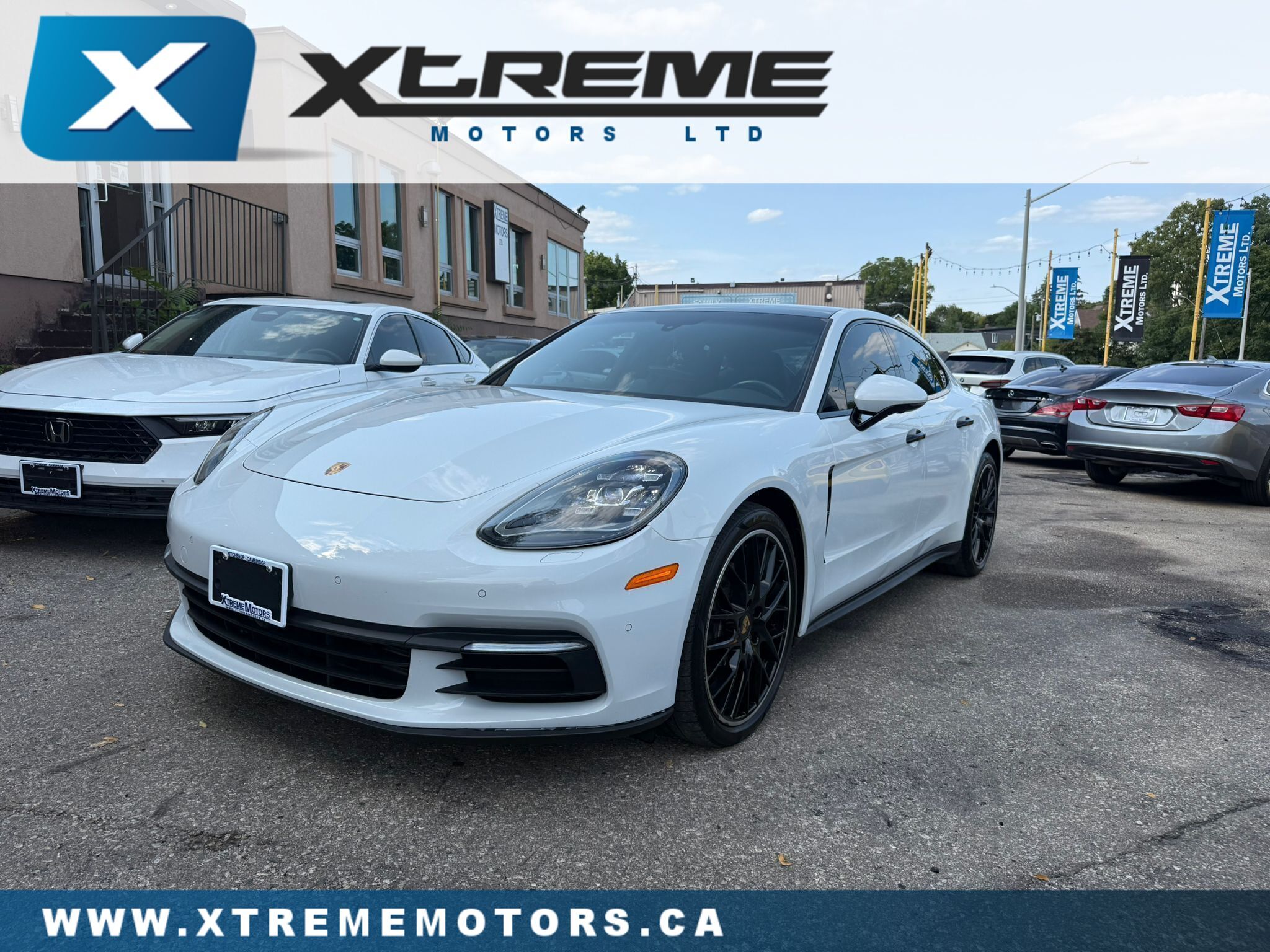 Black 2018 Porsche Panamera 4 AWD Sedan All-Wheel Drive Automatic