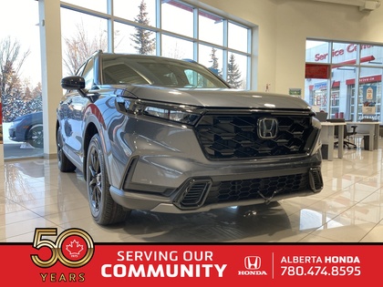 Gray 2026 Honda CR-V Hybrid Sport AWD SUV / Crossover All-Wheel Drive Continuously Variable Transmission