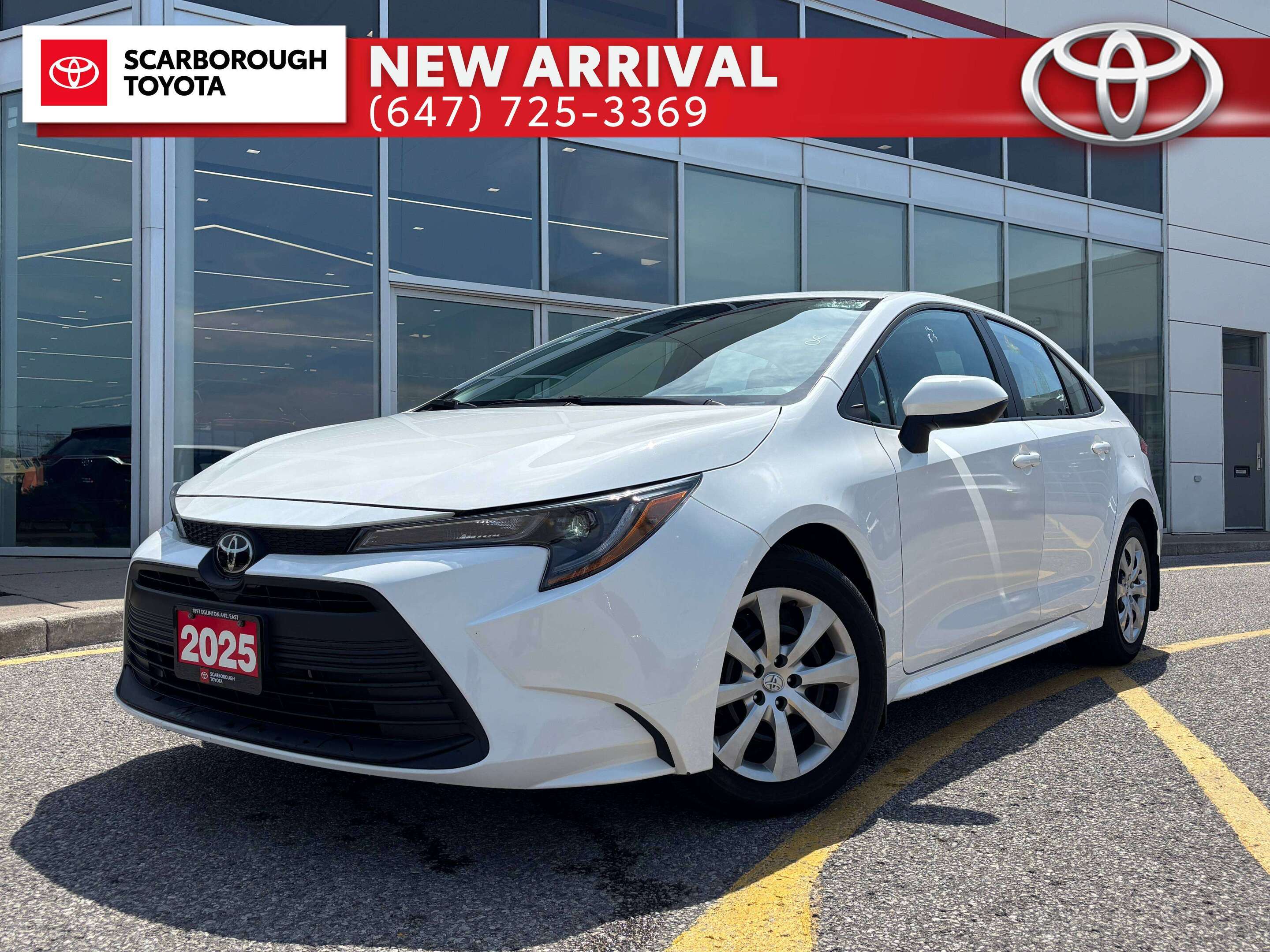 Gray 2025 Toyota Corolla LE FWD Sedan Front-Wheel Drive Continuously Variable Transmission