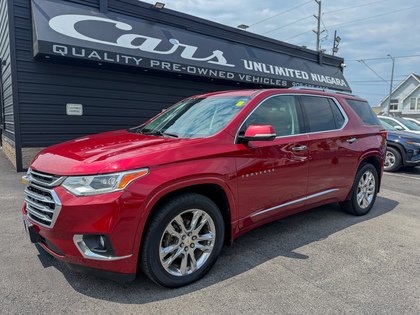 Red 2019 Chevrolet Traverse High Country AWD SUV / Crossover Four-Wheel Drive 9-Speed Automatic