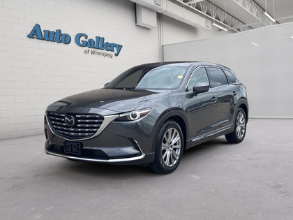 Gray 2022 Mazda CX-9 Signature AWD SUV / Crossover All-Wheel Drive Automatic