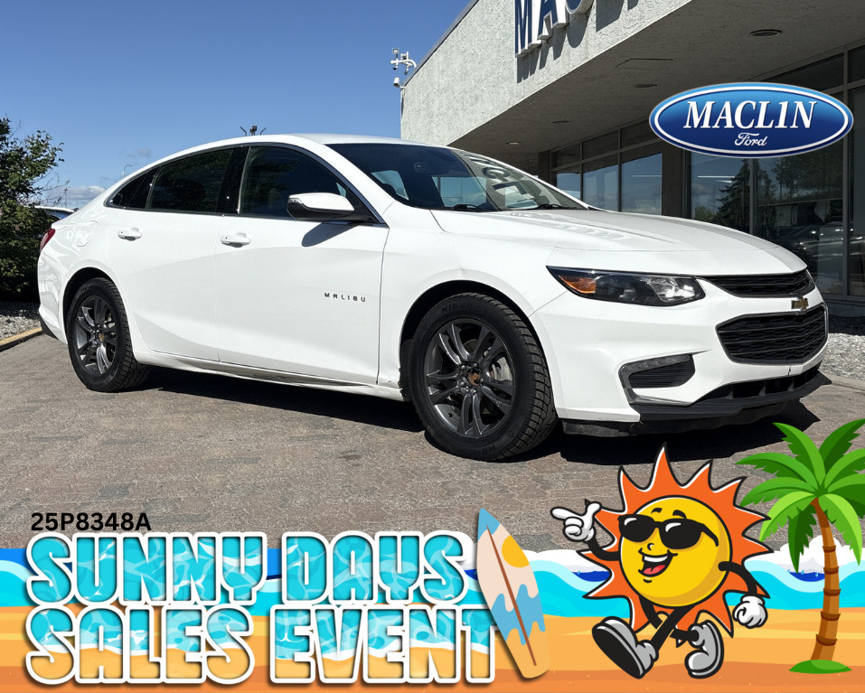 White 2018 Chevrolet Malibu LT FWD Sedan Front-Wheel Drive 6-Speed Automatic
