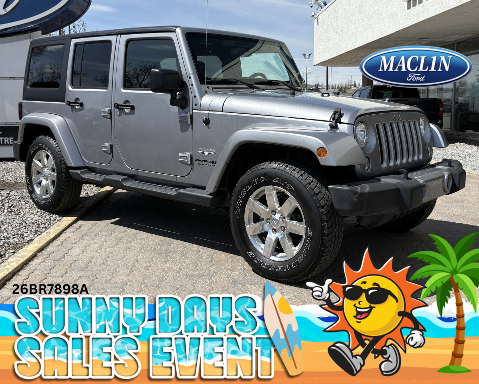Silver 2018 Jeep Wrangler JK Unlimited Sahara 4WD SUV / Crossover Four-Wheel Drive 5-Speed Automatic