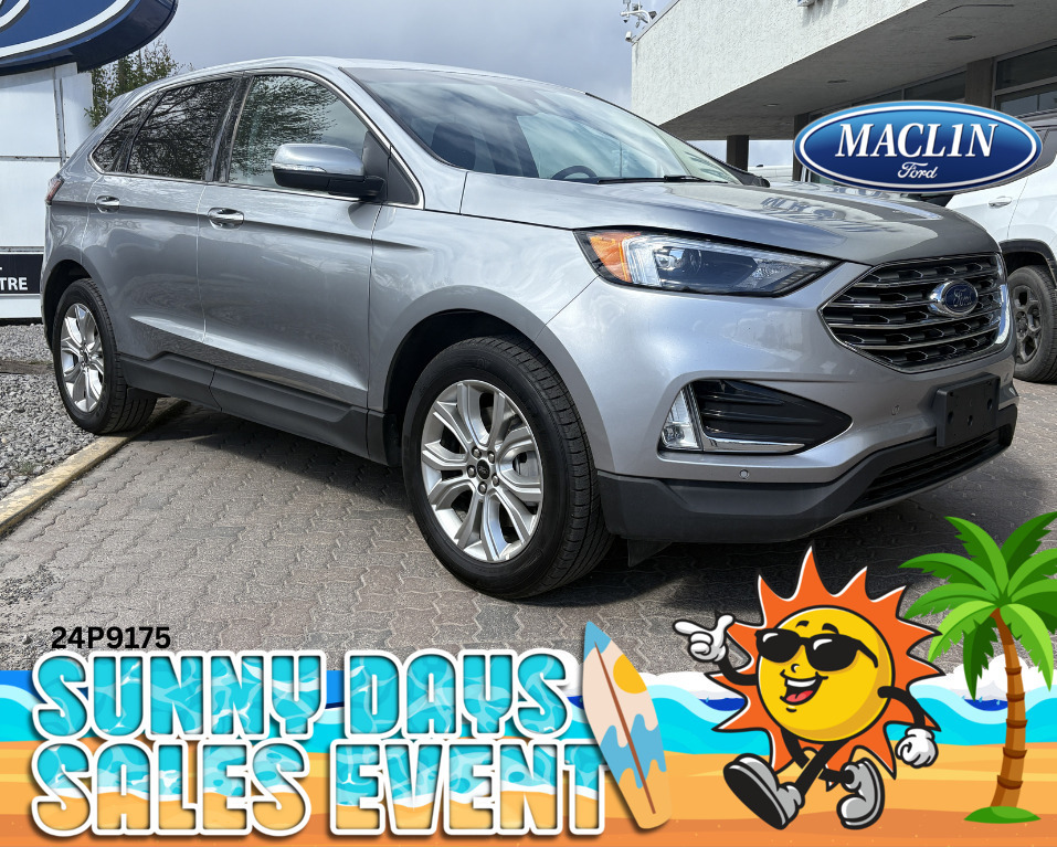 Gray 2024 Ford Edge Titanium AWD SUV / Crossover All-Wheel Drive 8-Speed Automatic